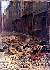 Jean-louis Ernest Meissonier Famous Paintings - The Barricade